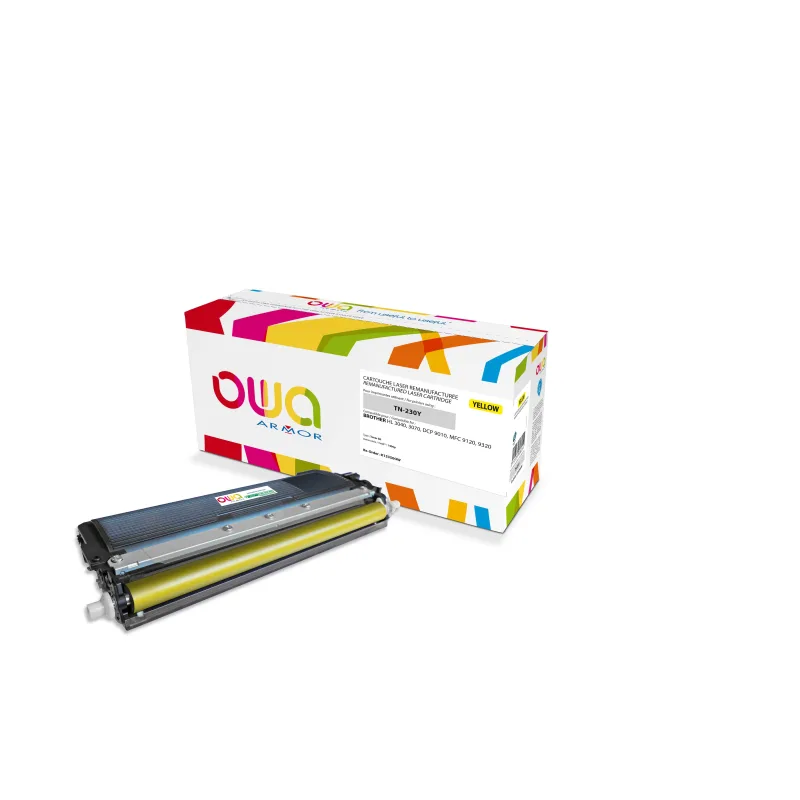 OWA Armor toner kompatibilní s Brother TN-230Y, 1400st, žlutá/yellow K15350OW