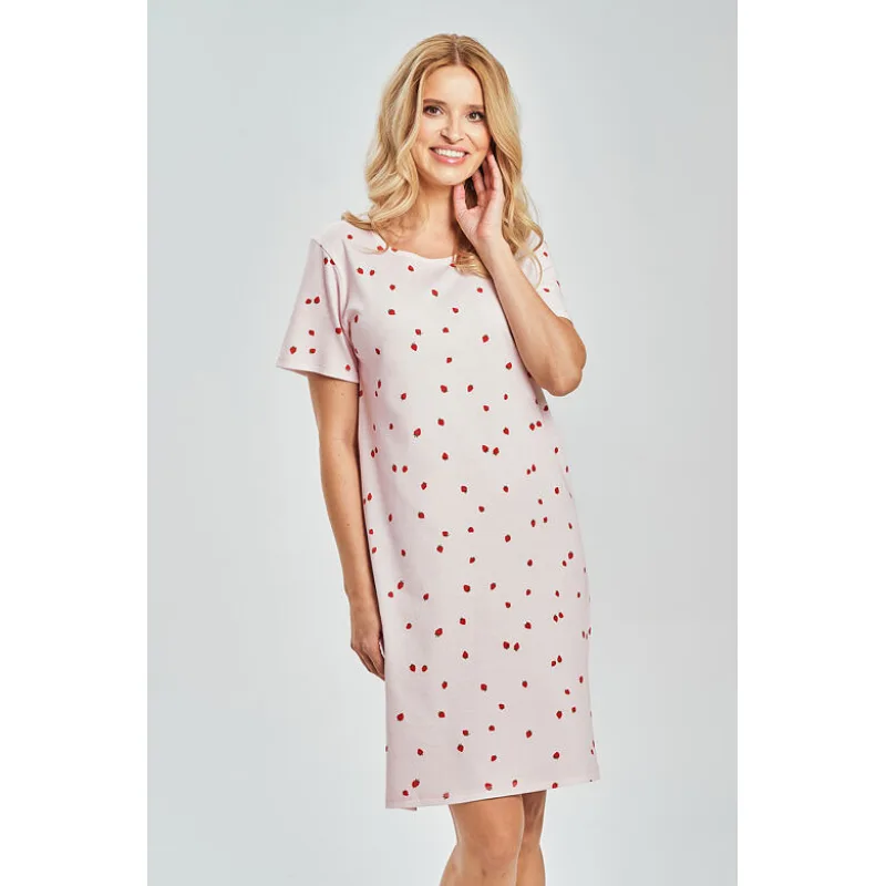 Dámska nočná košeľa Maia ružová L