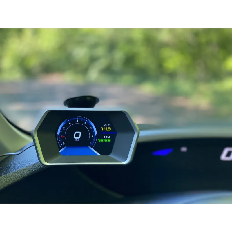 Palubní DISPLEJ LCD, OBDII, GPS s přísavkou se165