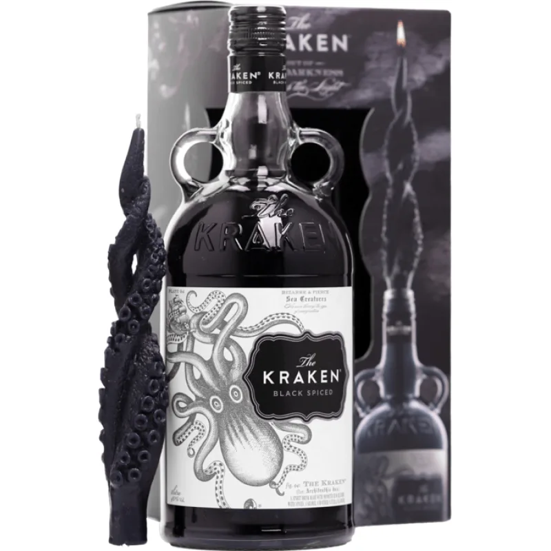 Kraken Black Spiced Rum 40% 1 l (kazeta)