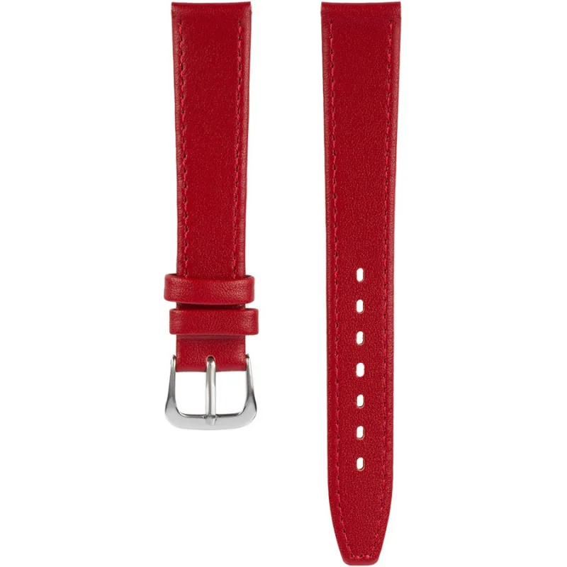 Kožený remienok na hodinky 14 mm bordová PACIFIC W01-04-14