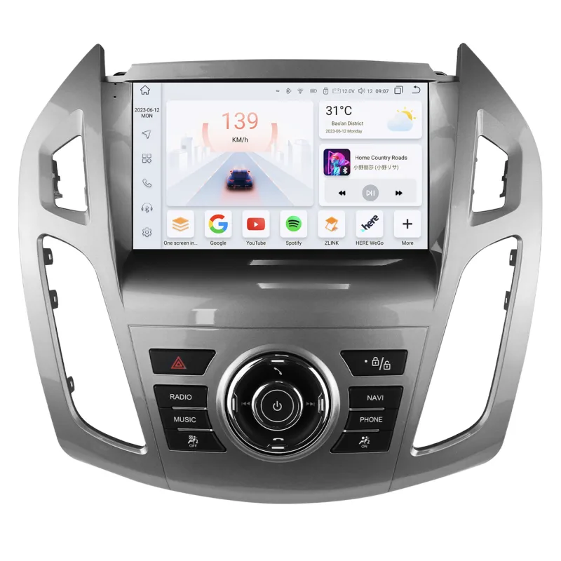 HIZPO KXFDTRS9001 Autorádio 9" Android 13 Ford Transit Connect, Tourneo Connect Model: S9008 (8+128GB) CHR2910