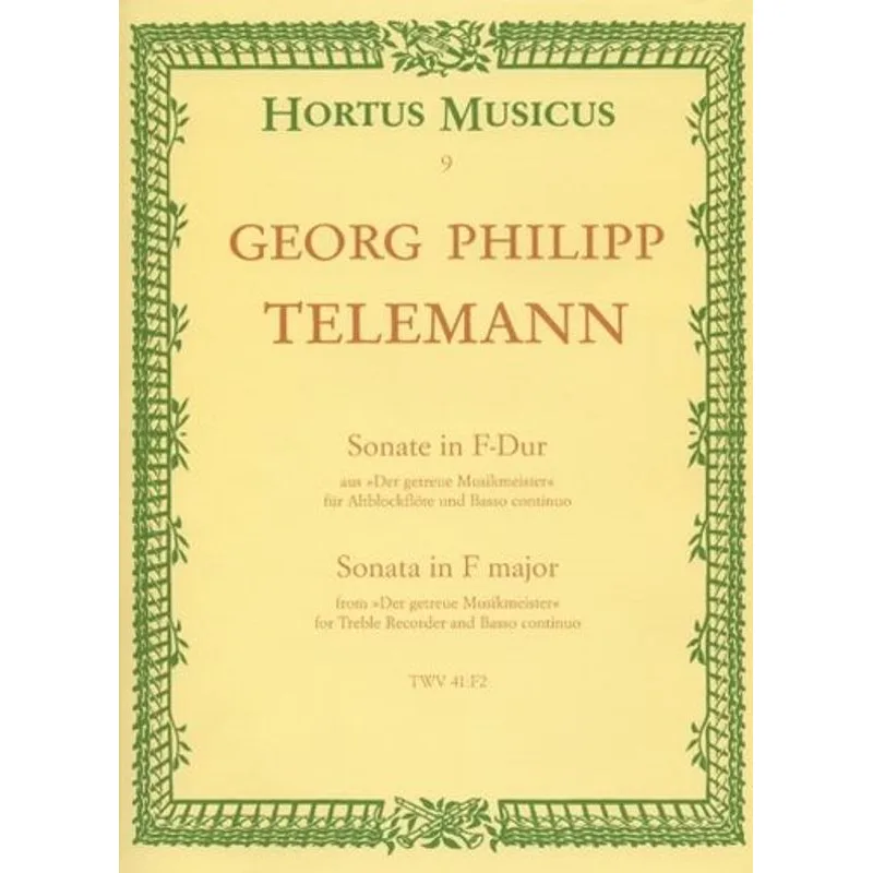 Bärenreiter Sonata in F major