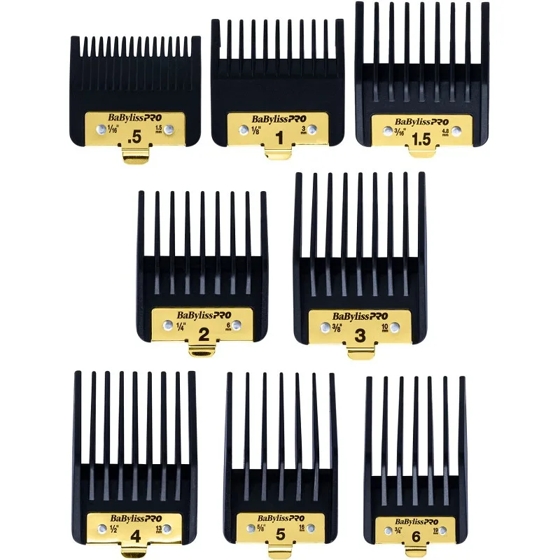 BABYLISS PRO FXPCGE Sada 8ks premiových náhradných nástavcov pre strojčeky FX8700 s FX825