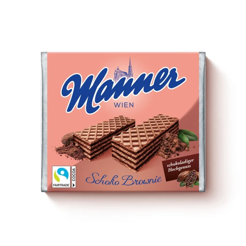Manner čokoládové brownie oplátky 75g x 12