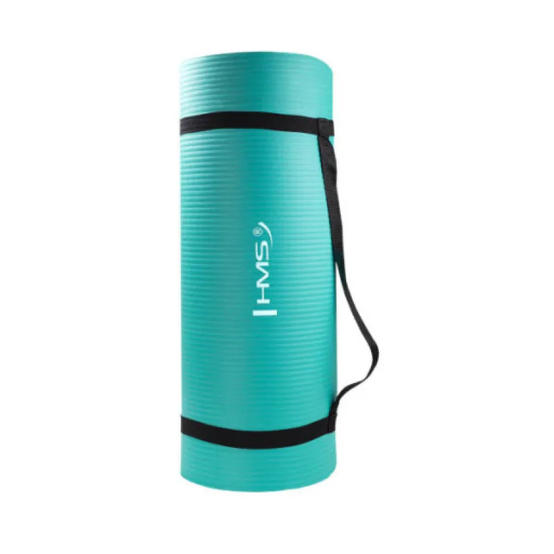 Podložka pro jógu HMS YM04N, mentolová, 183x61 cm