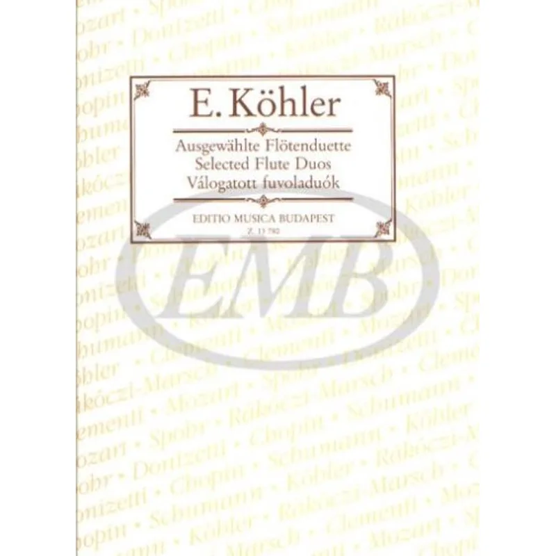 Editio Musica Budapest Selected Flute Duos