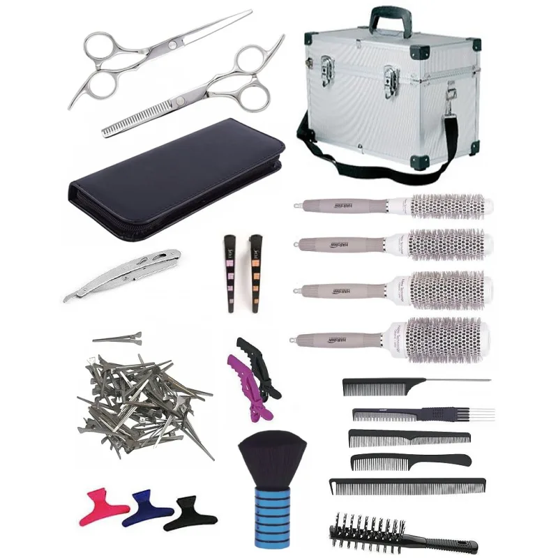 PRO FEEL JAPAN SET Alu kufr BK10 Kadernícky set pre učňov - hliníkový kufor s vybavením pre pravákov