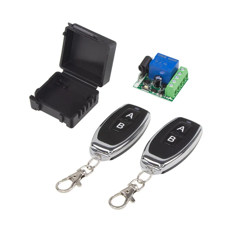 Dálkově ovládaný spínač 12V / 1 x 10A, 2x ovladač sbWL6-2