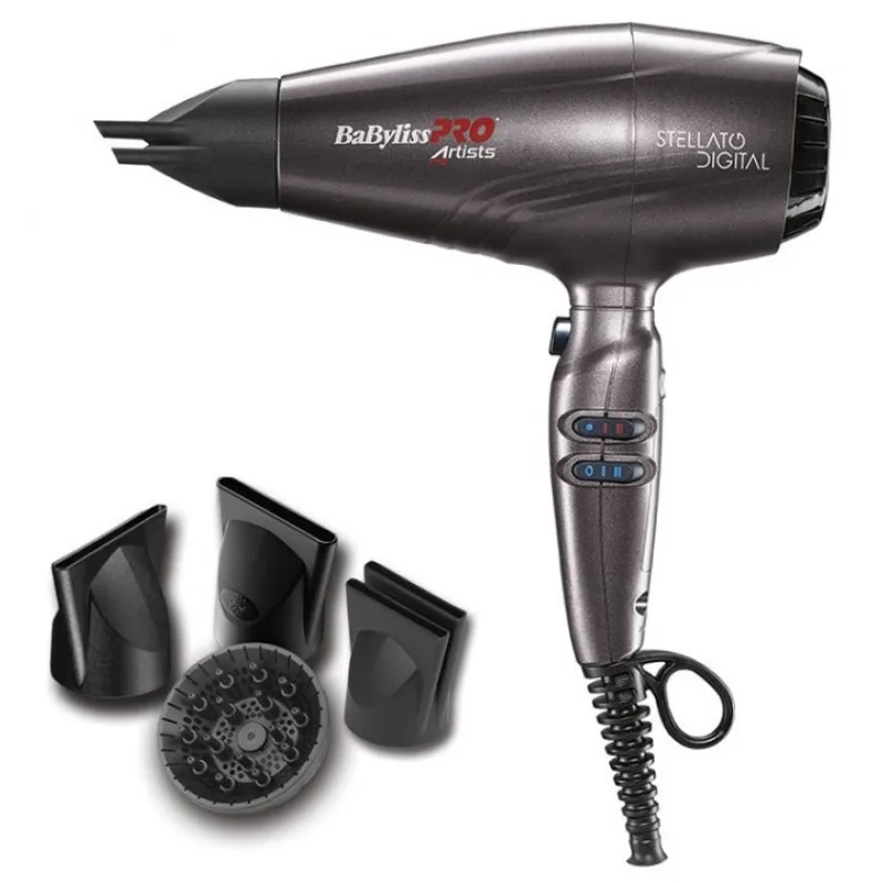 BABYLISS PRO 7500IE 4rtists Stellato DIGITAL 2400W - profi ionic fén s digitálnym motorom