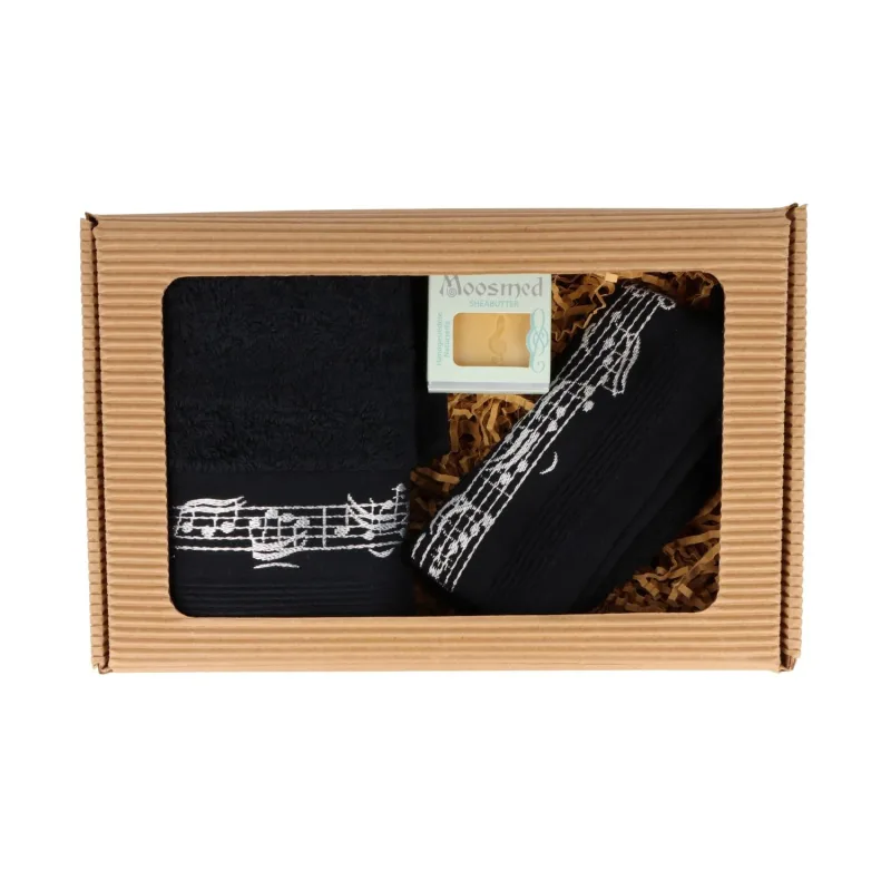 Musik Boutique Hudební dárkový set s ručníkem