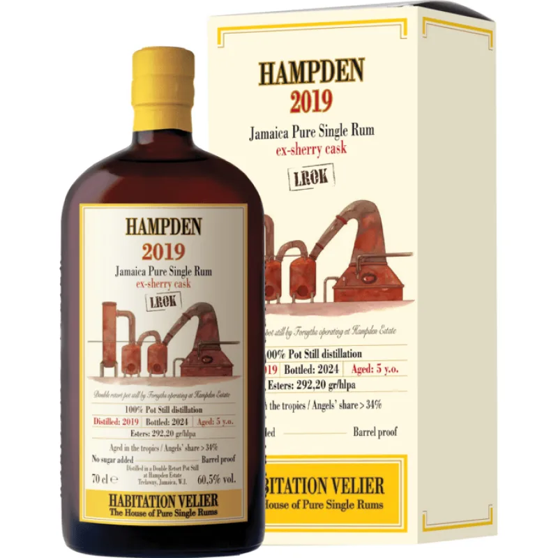 Habitation Velier Hampden 2019 LROK Ex-Sherry Cask 60,5% 0,7 l (kartón)