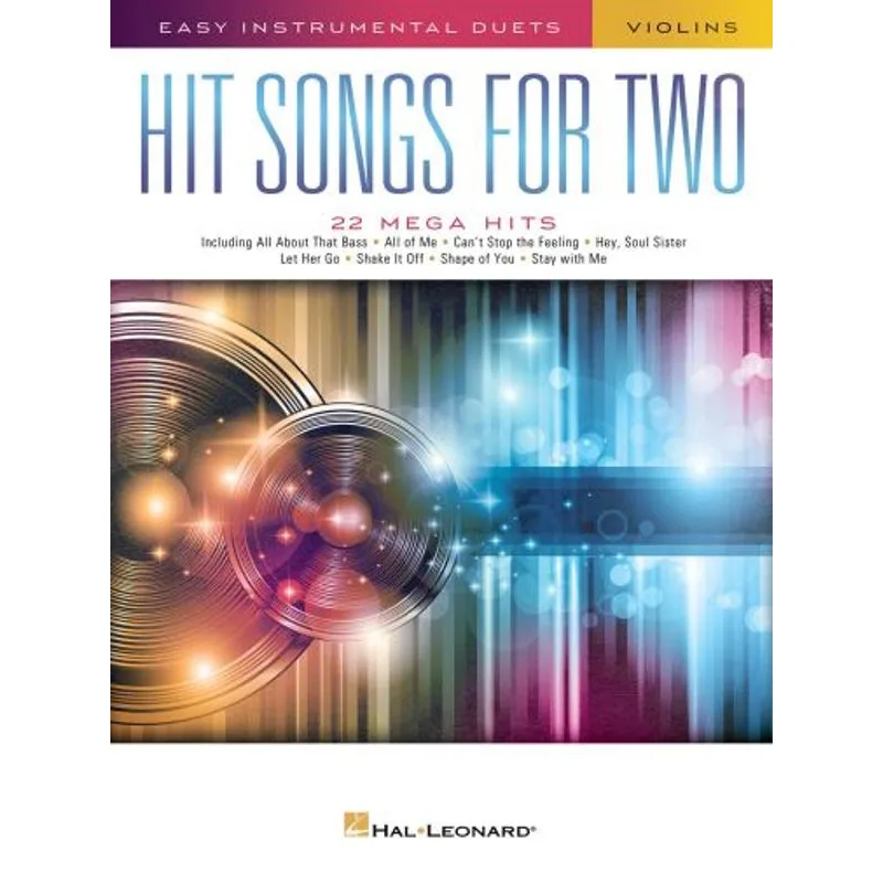 Hal Leonard Hit Songs for Two Violins