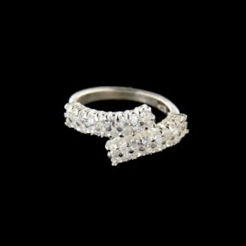 Strieborný prsteň s kameňom KA R550, 58