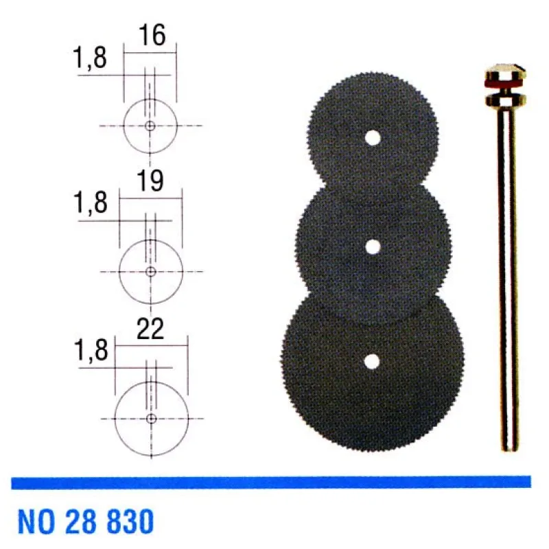 Rezné kotúče z pružinovej ocele PROXXON 28830