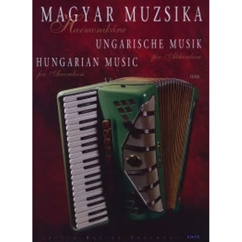 Editio Musica Budapest Hungarian Music for accordion