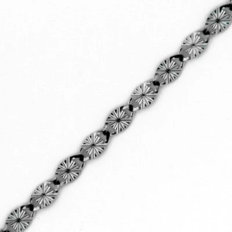 Zlatá retiazka z bieleho zlata KA GVBL/030/D1/W, 45, 1.54 g