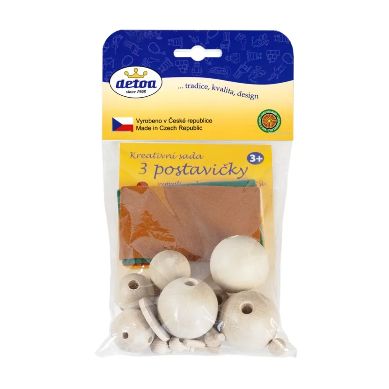 Detoa Creative sada 3 figúrok