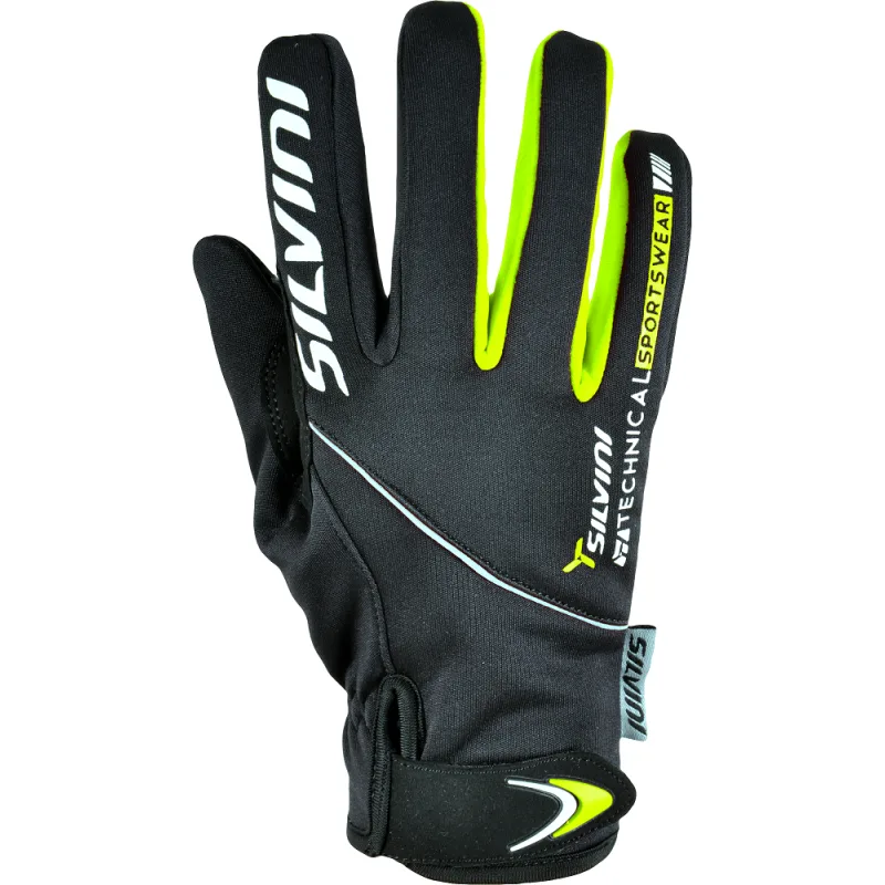 Běžecké rukavice dámské Silvini Ortles black-neon WA723-087 2018/19