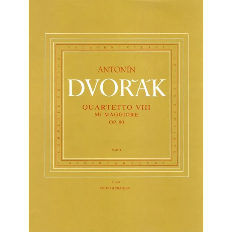 Bärenreiter Smyčcový kvartet č. 8 E dur op. 80