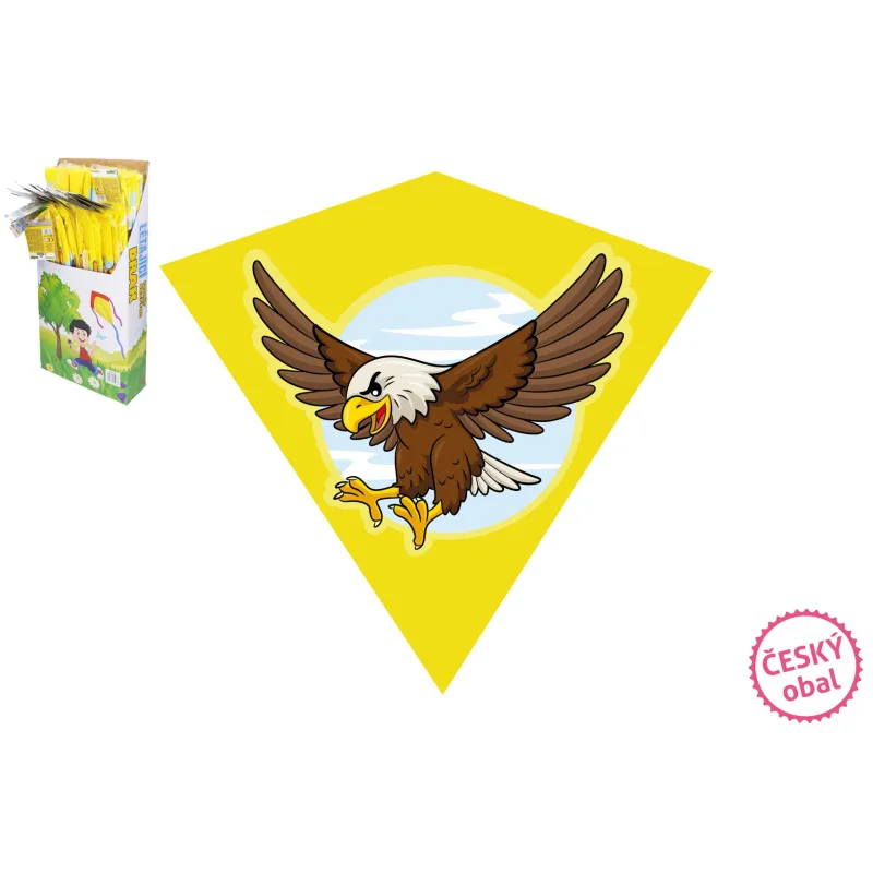 Wiky Drak lietajúci orol plast 68x73cm v sáčku 36ks v boxe