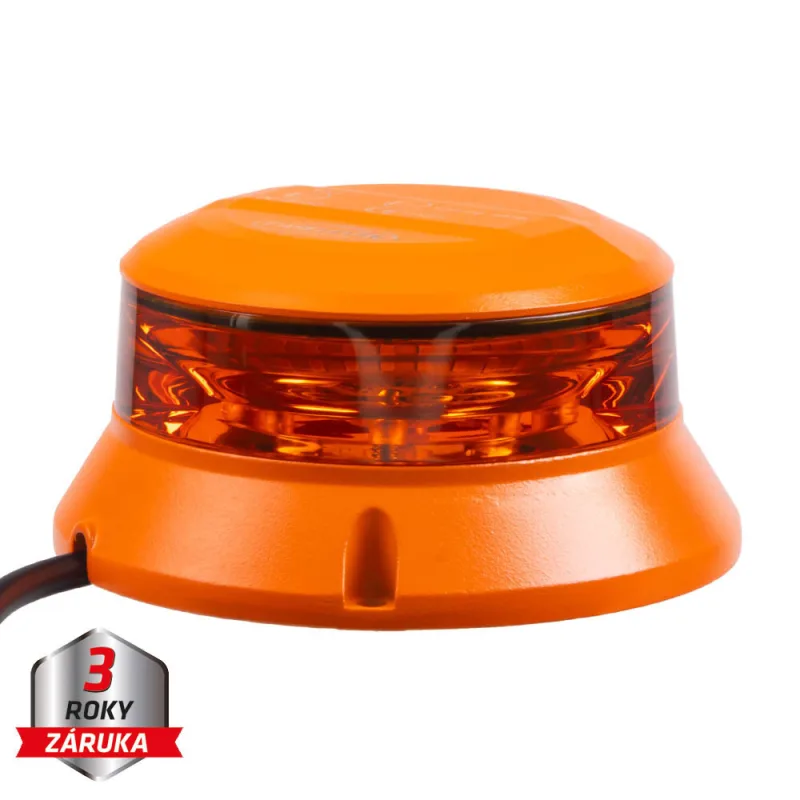 Robustní oranžový LED maják, oranž.hliník, 36W, ECE R65 wl402fix