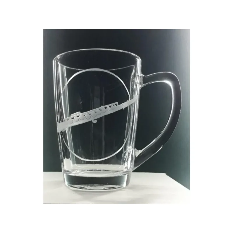 DaMirs Hrnek skleněný - flétna (250ml)