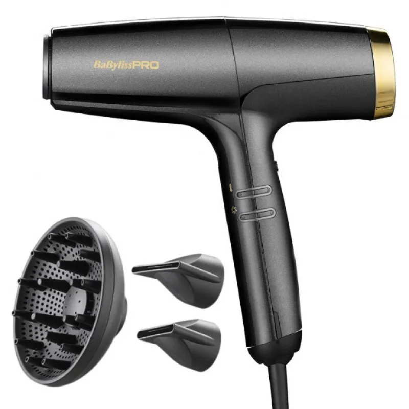 BABYLISS PRO 8550E FALCO Gold 2000W - profesionálny ionic fén s digitálnym motorom