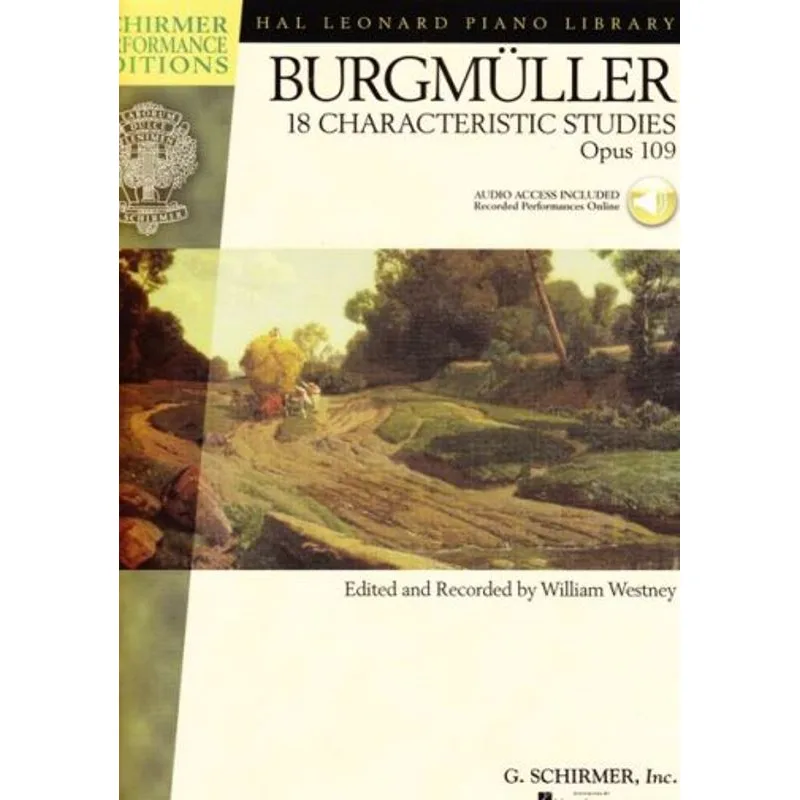 Hal Leonard 18 Characteristic Studies, Op. 109 + Audio Online