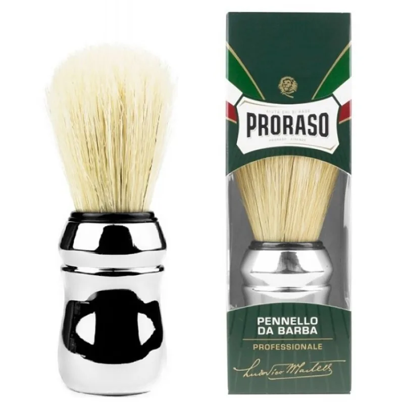 PRORASO Profesionálna štetka na holenie z diviačích štetín