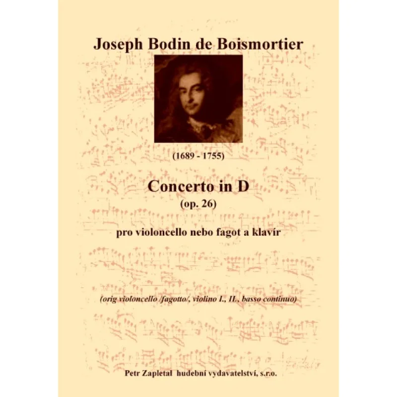 NotaNota Concerto in D (op. 26) - klav. výtah