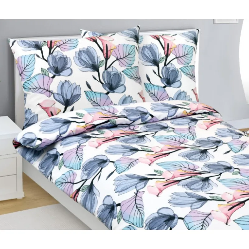 Bellatex Povlečení flanel, Louka barevná - 140x220, 70x90cm