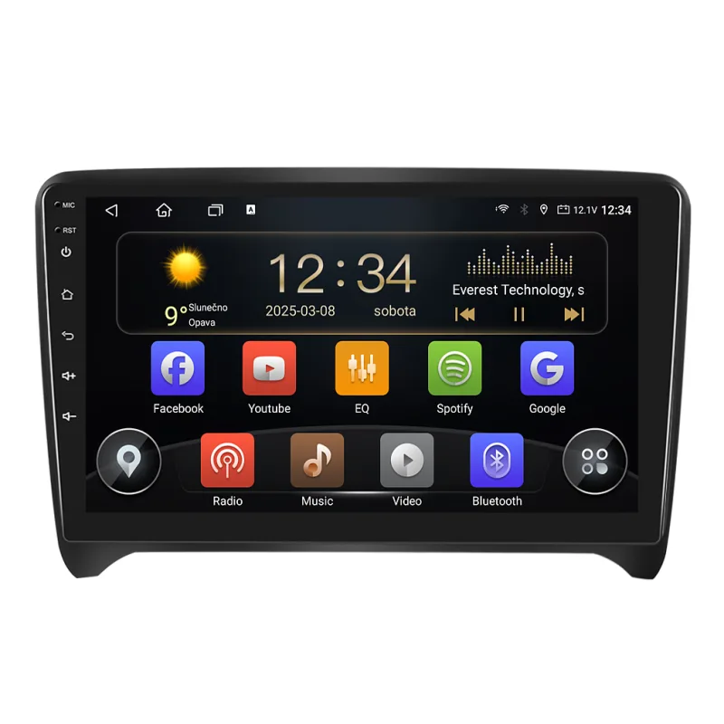 Isudar 2DIN autorádio T75-IEV79 Android, Audi TT T75-UN08M/A7341