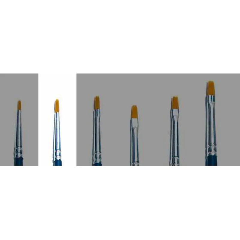 Italeri Brush Synthetic Flat - SINGLE PACK 52222 - plochý syntetický štetec (veľkosť 00)