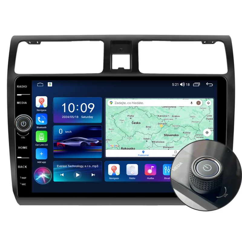 Everest 2DIN autorádio EVE57 Android, Suzuki Swift I (Gen 3) B471