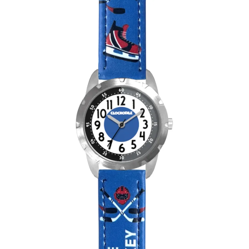 Chlapčenské hodinky Luminous Blue ICE HOCKEY CLOCKODILE CWB0111
