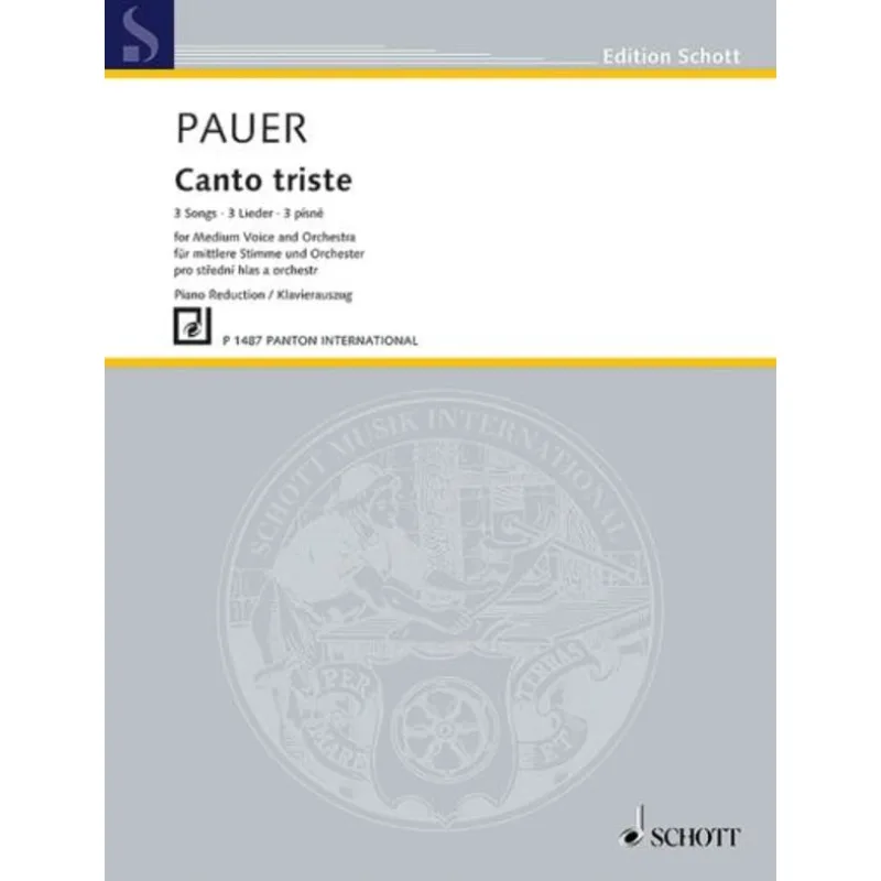 Schott Music Panton Canto triste