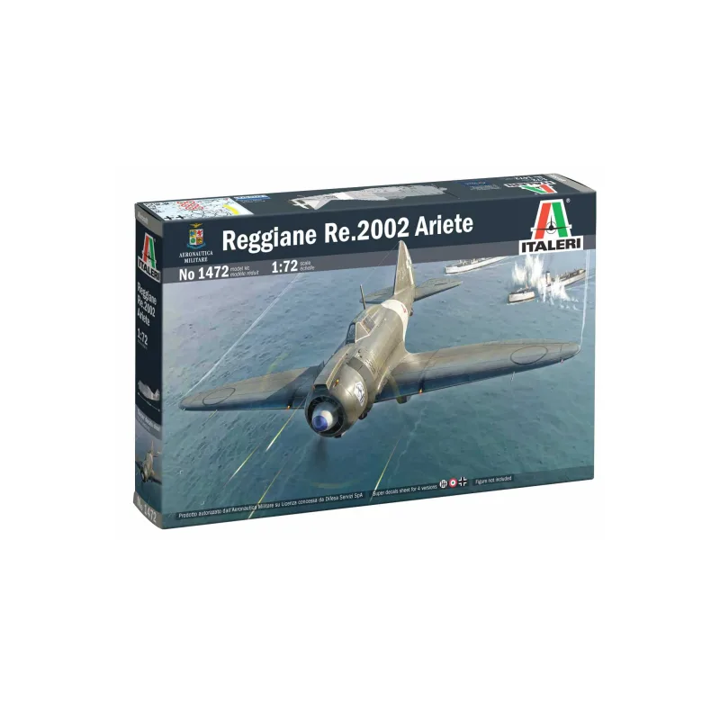 Italeri Model Kit lietadlo 1472 - Reggiane Re.2002 Ariete (1:72)