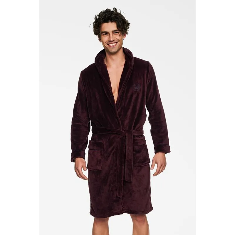 Pánsky župan Trick vínový XL