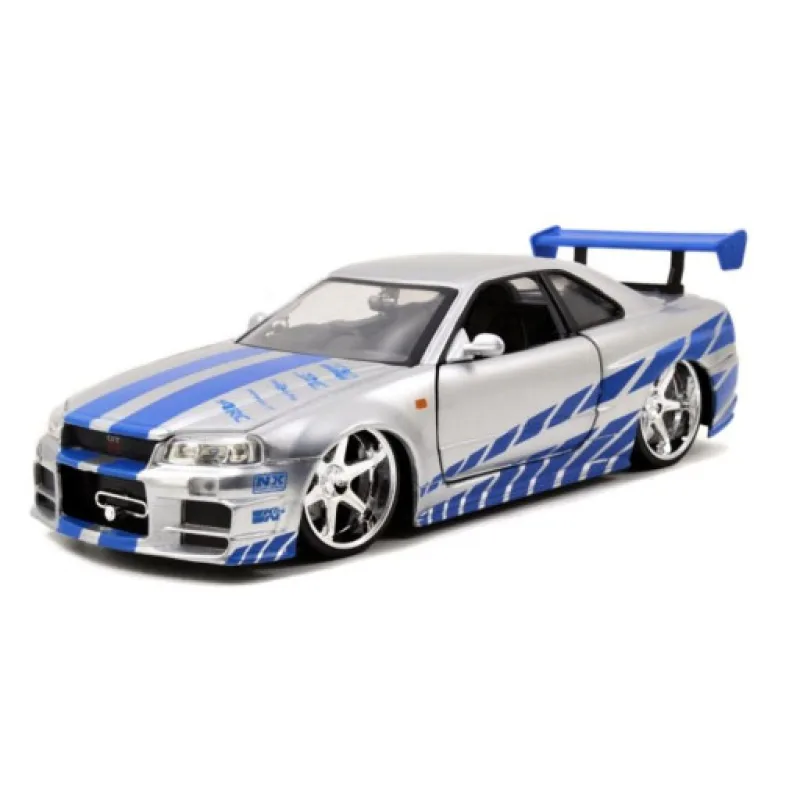 Rychle a zběsile auto 2002 Nissan Skyline GTR-R R34 1:24