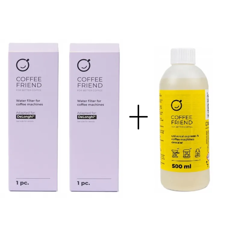 Coffee Friend 2x pre kávovary DeLonghi + odvápňovač Coffee Friend 500 ml