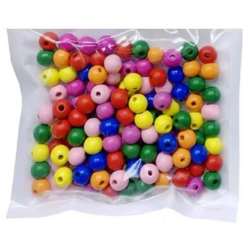 Farebné korálky 8mm klasik - VÝHODNÉ BALENIE 130KS