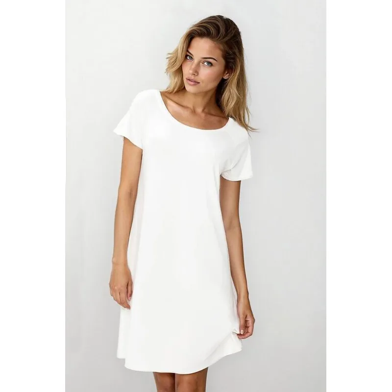 Dámska nočná košieľka Flora ecru M