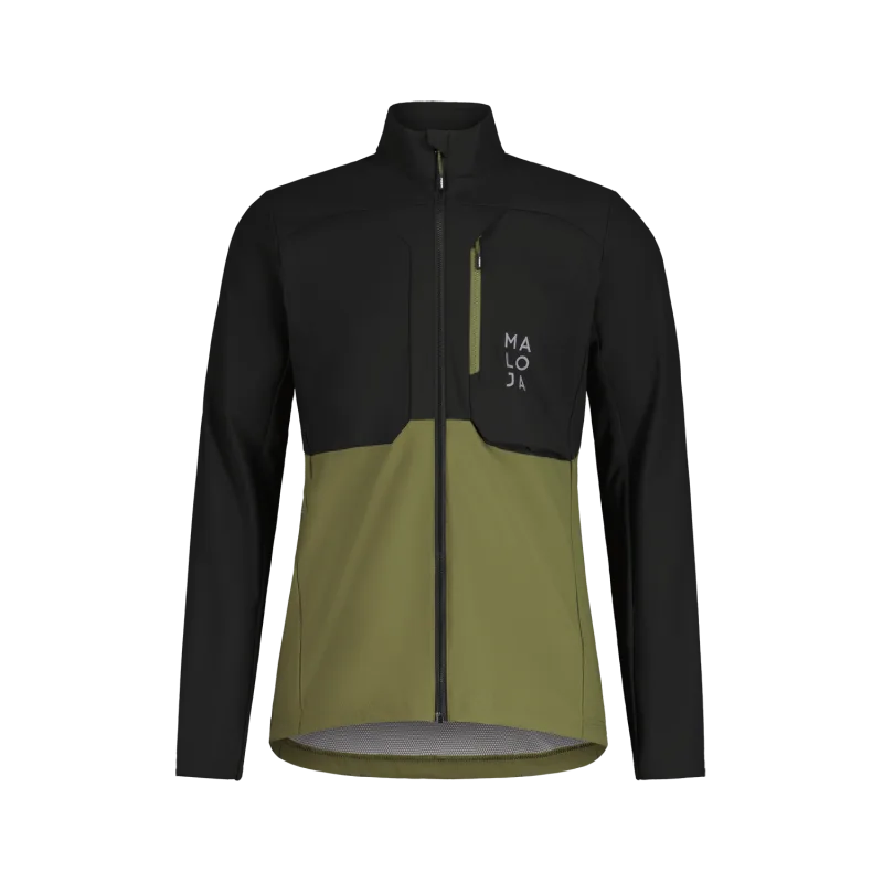 Běžecká bunda Maloja EuleM moss moonless 34230-1-8708