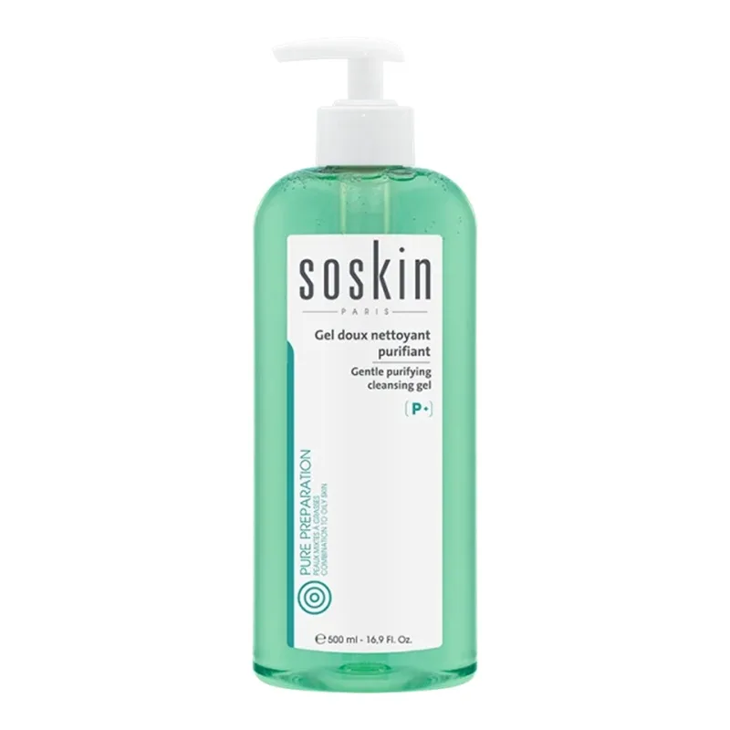 Čistící gel pro mastnou pleť - SOSKIN-PARIS Purifying Gel 500 ml