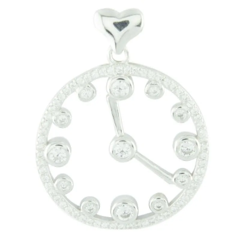 Strieborný prívesok s kameňom KA P2663