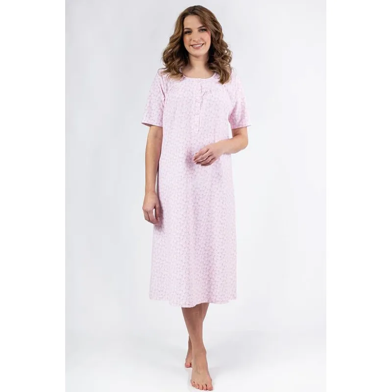 Dámska košieľka Anitta ružová 4XL