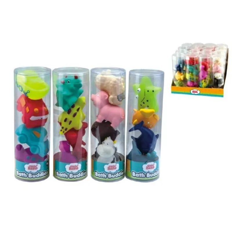 Stříkací hračky do vany, Sada 4ks