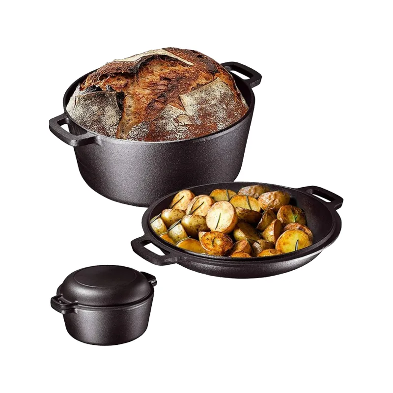 Liatinový hrniec DUO 2v1