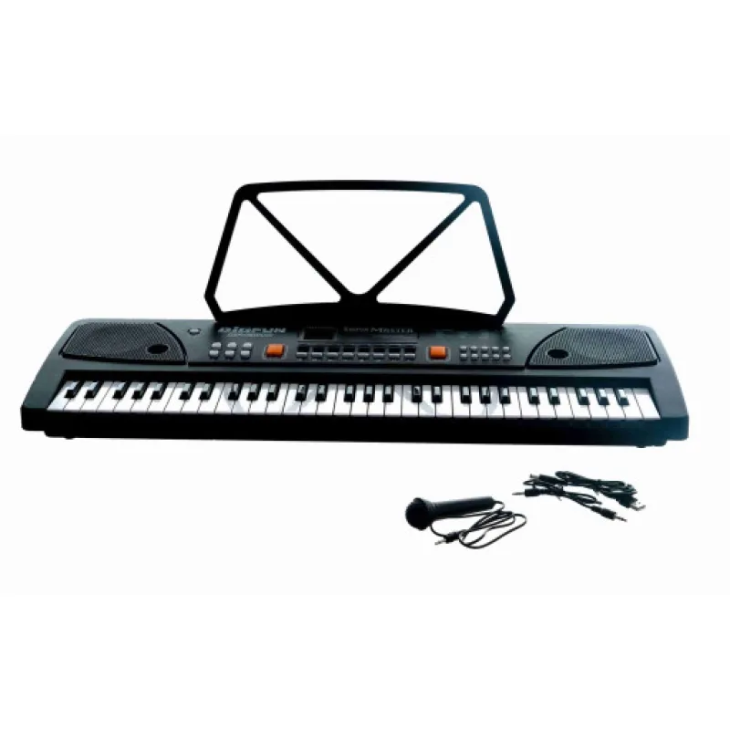 Elektronické dětské pianko, 61 kláves, mikrofon a funkce